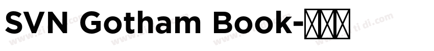 SVN Gotham Book字体转换